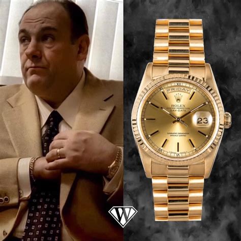 tony soprano rolex president|james gandolfini tony soprano.